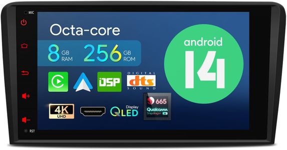 XTRONS 8" Android Car Stereo for Audi A3 – Touchscreen GPS