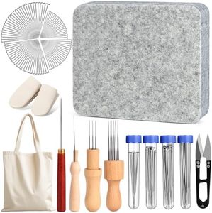 Needle Felting Kits, 108 Pcs Felting Tool Supplies with 36/38/40/42 Gauge