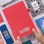 DOODLE A5 Productivity Planner Kit Undated Hard Bound|288 Pages|12 Monthly+Pocket Meal Planner+200+ Stickers+Motivational Quote Cards+Tear Away Bookmarks|Activity Pages, Notes Pages [Yearly Compass]