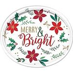 Multicolor Christmas Wishes Oval Pa