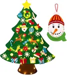 3ft DIY Lighted Felt Christmas Tree