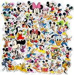 50Pcs Hot Disney Mickey Mouse Stickers for Water Bottle Cup Laptop Guitar Car Motorcycle Bike Skateboard Luggage Box Vinyl Waterproof Graffiti Patches JHSL