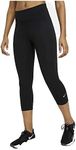 Nike Women's Capri Leggings, Black/White, Large-X-Large UK