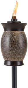 TIKI Brand 64-inch Resin Jar TIKI Torch 4-in-1 Stone Color (1112155)