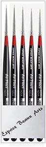 Da Vinci Series 1570 Serie170 Micro Nova Round Synthetic Brush, Set no.5/0,10/0,15/0,20/0. for Watercolor, Oil Painting and Acrylic, Made in Germany + 1PCS