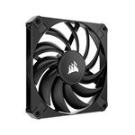 Corsair AF120 SLIM, 120mm PWM Fluid Dynamic Bearing Fan (Thin Profile for Small-Form-Factor Cases, Low-Noise, Up to 2000 RPM, Zero RPM Mode Support, Universal 120x15mm Sizing) Single Pack, Black