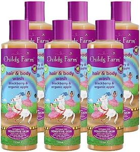 Childs Farm | Kids Hair & Body Wash | Blackberry & Organic Apple | Suitable for Dry, Sensitive & Eczema-prone Skin | Multipack of 6 x 250ml
