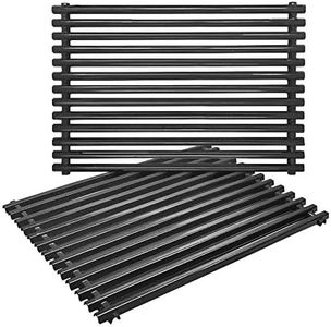 BBQ funland Heavy Duty Porcelain Enameled Replacement Cooking Grill Grid Fit Weber 7525 for Weber Spirit Genesis Grills, Lowes Model Grills Cooking Grate Parts, 17 1/4" X 23 1/2"