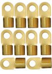 ESolution Copper Ring lugs Heavy Duty 500Amp Suitable for Battery Inverter Welding Machine and Other Crimping Purpose and Terminal (Pack of 10)