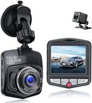 AUSEK Dash Camera for Car Front and Rear |1080P Full HD | Night Vision | G-Sensor | Loop Recording | Motion Detection | 170° Wide-Angle Dashcam | 128GB SD Card Support