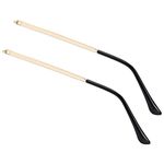 LNQ LUNIQI 1 Pair Metal Eyeglass Replacement Arm, Eyewear Frame Temple Replacement Universal Sunglasses Arm Legs Replacement for Thin Metal Glasses, Sunglasses（Gold）