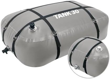 ITRAZ Water Storage Bladder, Food Grade TPU Portable Water Container, Collapsible Water Bag, Large Water Tank for RV, Drought Resistance, Fire Prevention and Emergency