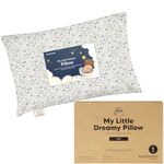 Mini Toddler Pillow with Pillowcase - 23x33 My Little Dreamy Mini Pillow, Toddler Pillows for Sleeping, Kids Pillow, Small Pillows, Travel Pillows for Sleeping, Toddler Bed Pillows, Age 2-4 (Prairie)