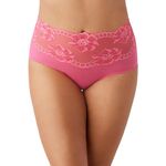 Wacoal Women's Light and Lacy Brief Panty, Hot Pink, Medium