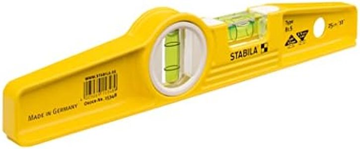 Stabila 81s Level 25cm/10in 1500 Aluminium without Rare-earth magnet system, Non-magnetic, Multicolor