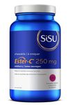 Sisu Ester-C 250mg Chewable Tablets, Berry, Naturally Sweetened Vitamin C with 24-hour Immune Support, Less Acidic, Better Absorbed & Retained Than Other Forms of Vitamin C, Gluten Free & Vegan