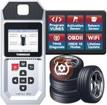 THINKTPMS VENU90 TPMS OBD2 Scanner Diagnostic Tool, Activate/Read/Learn TPMS Sersor, Programming THINKCAR/MUCAR Sensors(315/ 433MHz) Only，No App Needed, Lifetime Wi-Fi Upgrades