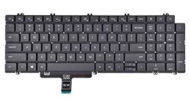 Replacement Keyboard for Dell Latitude 5520 5530 5540 5521 5531, Precision 3560 3570 3580 3561 3571 3581 Laptop with Backlit US Layout P/N: N7N16 0N7N16