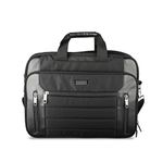 Kenneth Cole Reaction Keystone Computer Case with Zip Top, black, 17" Laptop Portfolio