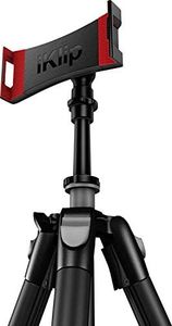 IK Multimedia iKlip 3 Video Universal iPad, Tablet Tripod Mount with 360 Degree Swivel, Soft-Touch Rubber Grip, Easy Insertion and Rotation and Rugged thermoplastic Design, fits Any 7”-12. 1” Tablet