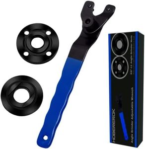 HOBEREROK Angle Grinder Wrench Angle Grinder Nut 2PCS Grinder Flange Nut 5/8-11 Grinder Nuts Compatible with Dewalt Milwaukee Makita Bosch Ryobi Black Decker Grinder Parts …