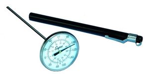 Supco ST08 Stainless Steel Pocket Dial Thermometer, 5" Stem, 1-3/4" Dial, -40 to 160 Degrees F