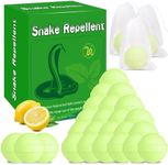 24 Pack Snake Repellent for Yard, Natural Snake Repellent Balls for Outdoors and Indoor, Keep Snakes and Pests Away from Lawn Yard Garden Camping Fishing Pet Safe