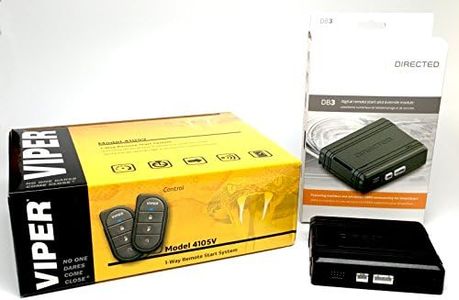 Click & ADD Viper 4105V Remote Car Starter 1-Way Two 4-Button Remotes Keyless New 2017 Model & Directed DB3 XPressKit DEI Databus All Combo Bypass/Door Lock Interface Bundle Package