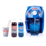 Fizz Creations Slush Puppie Machine Bundle. Includes Blue Raspberry Syrup 500ml, Cola Syrup 500ml & 4 Paper Cups and Straws. Offically Licenced Slush Puppie Merchandise.