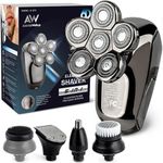 AxiomWarrior Head Shavers for Bald Men: Waterproof Bald Head Shavers for Men Skull - Rechargeable Head Shavers for Bald Men - Cordless Electric Razor for Men for Close Shaving