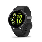 Garmin vívoactive 5, AMOLED GPS Smartwatch, All-day Health Monitoring, Advanced Fitness Features, Personalised Sleep Coaching, Music and up to 11 days battery life, Black