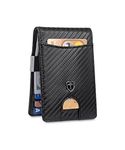 TRAVANDO Black Leather Men's RFID Blocking Wallet (43528-29001)