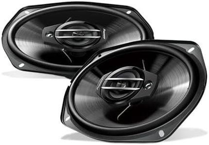 Pioneer TS-G6930F 3-Way Coaxial Car Audio Speaker, Full Range, Clear Sound Quality, Easy Installation and Enhanced Bass Response, Black 6” x 9” Oval Speaker