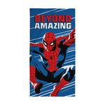 Character World Official Disney Ultimate Spiderman Towel | Super Soft Feel, Beyond Amazing Design | Perfect The Home, Bath, Beach & Swimming Pool | One Size 140cm x 70cm