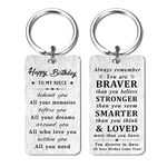 HYHYDHP Niece Birthday Gifts Keychain Adult, Happy Birthday Niece Bday Presents Ideas