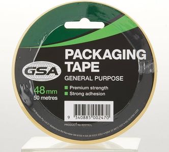 GSA General Purpose Packaging Tape, 48 mm x 50 Meter, Brown