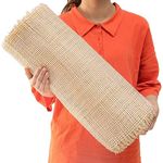 AMC CANING Natural Rattan Cane Roll Mesh for Home Furnishing Square Design Multicolor and Size (18X72, Brown)