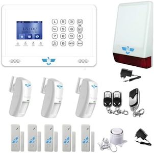 ITALIAN ALARM - FUTURA 4G mod. 2024, Antifurto Allarme Casa WiFi Senza Fili + combinatore telefonico GSM/3G/4G, sirena inclusa. APP Tuya e Smartlife, già configurato + Video Tutorial. Garanzia ITALIA