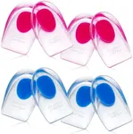 Gel Silicone Heel Pads/Cups,4 Pairs