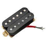Musiclily Basic 52mm Ceramic Humbucker Double Coil Bridge Pickup for Electric Guitar, Black