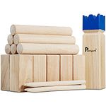 Pointyard Kubb Yard Game Set, Outdoor Game for Family Fun, Yard Game for Adults and Kids, Backyard Party Toys with Carrying Bag(3IN)