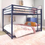 DHP Miles Metal Full/Full Bunk Bed, Blue