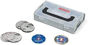 Bosch Professional 9-Piece 76 mm Disc Set in Mini L-Boxx (for GWS-12V, Diameter 76 mm, Accessories Angle Grinder)