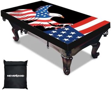 NEVERLAND Pool Table Cover 8feet - Waterproof & Dustproof - Indoor & Outdoor, Oxford Cloth Scratch-Resistant Billiard Table Covers