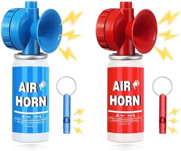 1.4oz Boat Air Horn,130DB Loud Mini Safety Bear Horn Can,Air Horns for Self Defense,Emergency,Sporting Events,Camping essentials,2 Pack