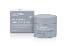 This Works My Wrinkles Midnight Moisture, 60 ml - Anti Aging Night Cream with Hyaluronic Acid and Retinoid Complex - Nourishing Overnight Face Moisturiser for Women to Smooth and Firm Skin