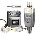 Xvive U4T9 Wireless in-Ear Monitor System with Pro Dual BA Drivers IEM Earphone, Sound Isolation 25db, Clear and Articulate Sound