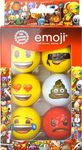 Emoji Golf Balls, 6 Pack, Bilingual French/English Packaging