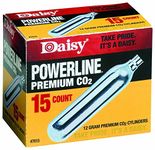 Daisy Outdoor Products 997015-611 15 Count CO2, Silver, 12 gm