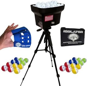 Personal Pitcher Pro Starter Package | Small Wiffle Ball Pitching Machine for Baseball & Softball Training